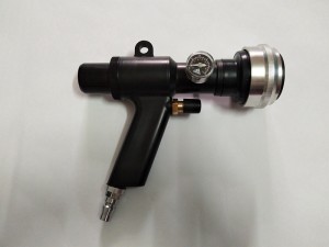 HS-1013FB Pistola para inflar bolsas de estiba con manómetro y punta de metal